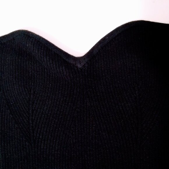 Abercrombie & Fitch Sculpt Sweetheart Sweater Tube Top Size Small - Picture 5 of 11